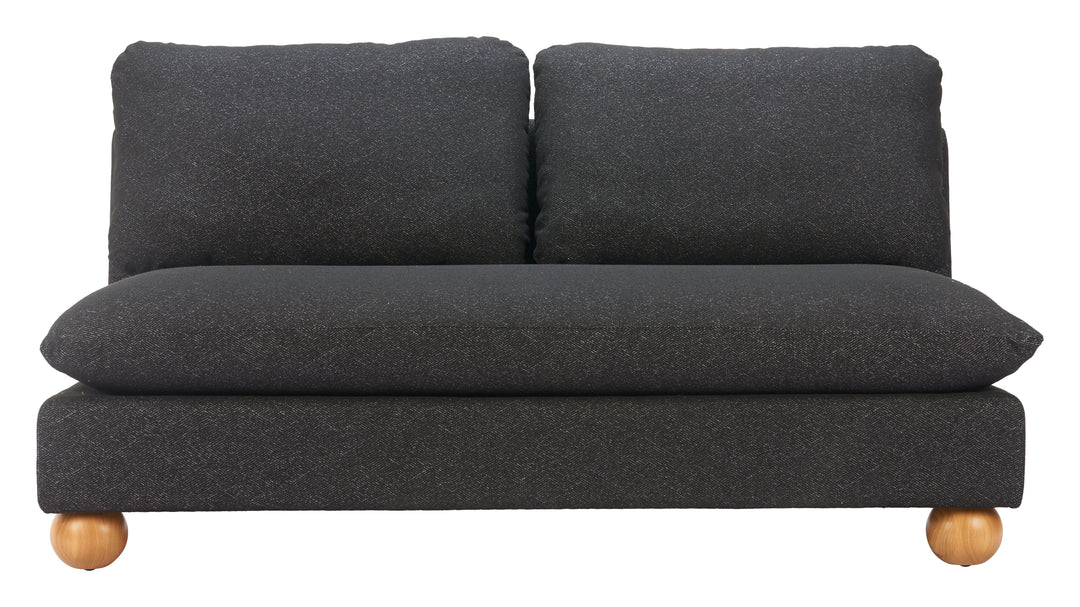 Minze Loveseat Black