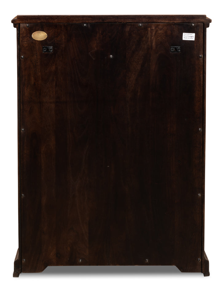 American Home Furniture | Sarreid - Austrian Hall Cabinet - Walnut