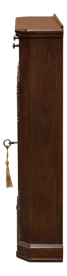 American Home Furniture | Sarreid - Austrian Hall Cabinet - Walnut