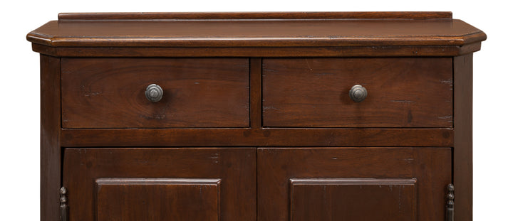 American Home Furniture | Sarreid - Austrian Hall Cabinet - Walnut