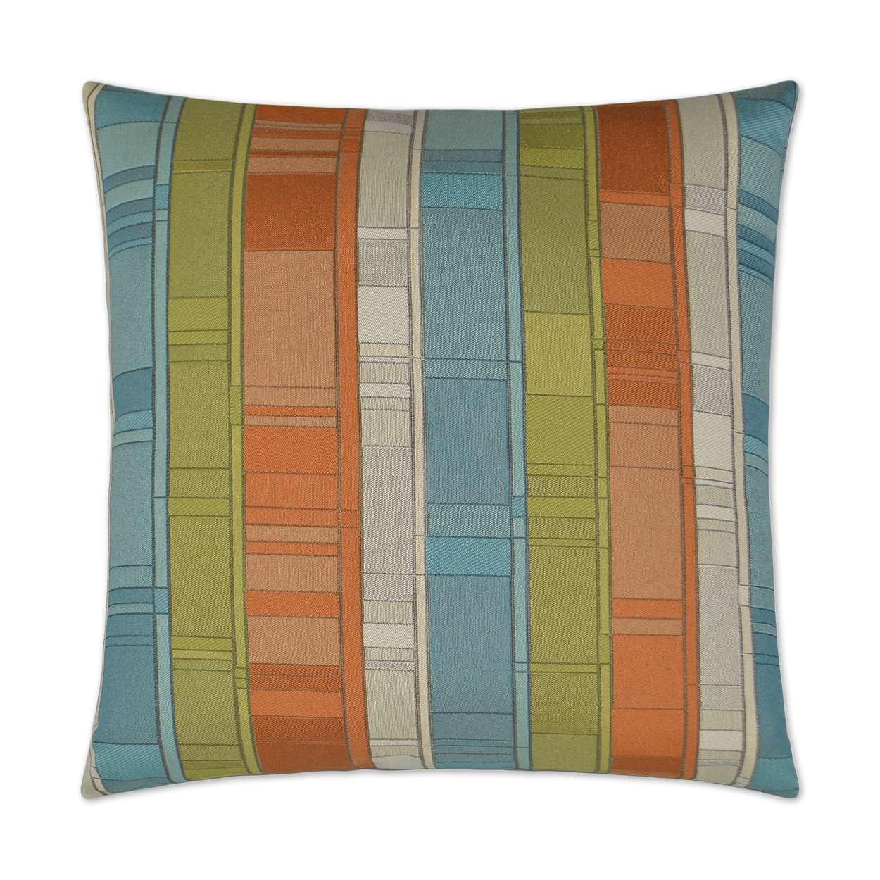 D.V. KAP Home - Plaid Land Pillow - 2745-C-2424 | American Home Furniture