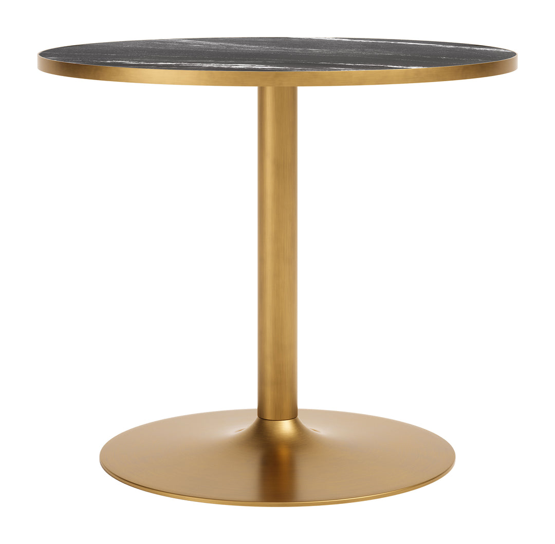 Batu Dining Table Black & Gold