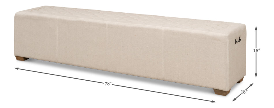 American Home Furniture | Sarreid - The 6 Foot Bench