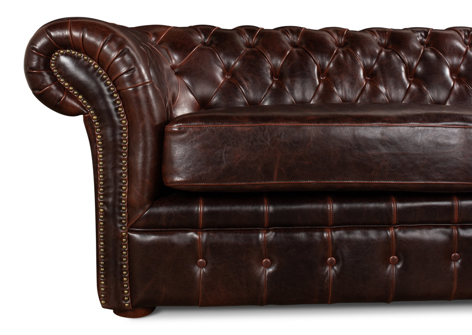 American Home Furniture | Sarreid - Piccadilly - Sofa - Club Leather