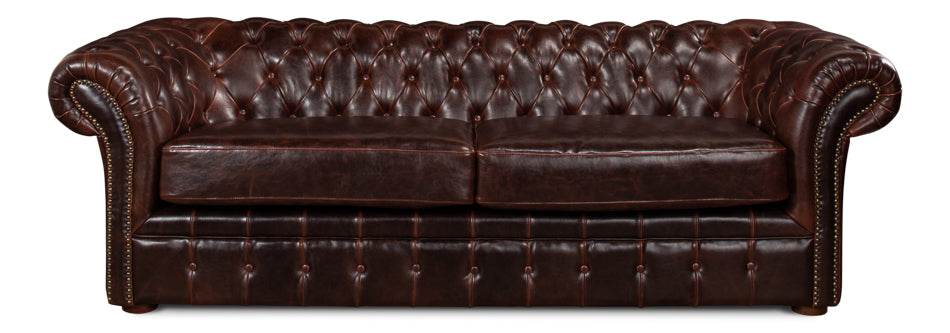 American Home Furniture | Sarreid - Piccadilly - Sofa - Club Leather