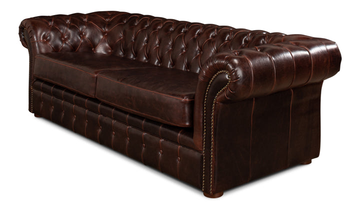 American Home Furniture | Sarreid - Piccadilly - Sofa - Club Leather