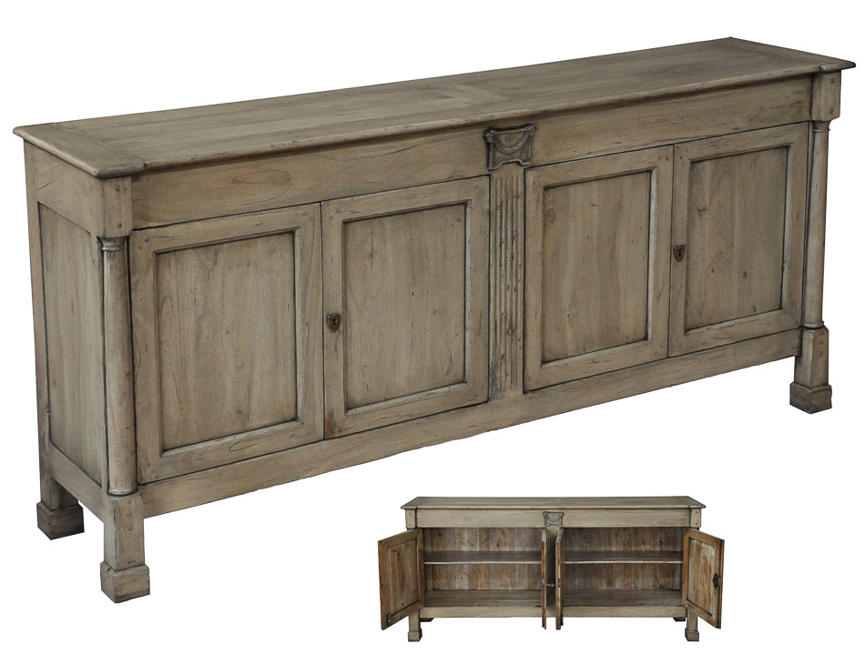 American Home Furniture | Sarreid - Caracole Credenza - Driftwood Finish