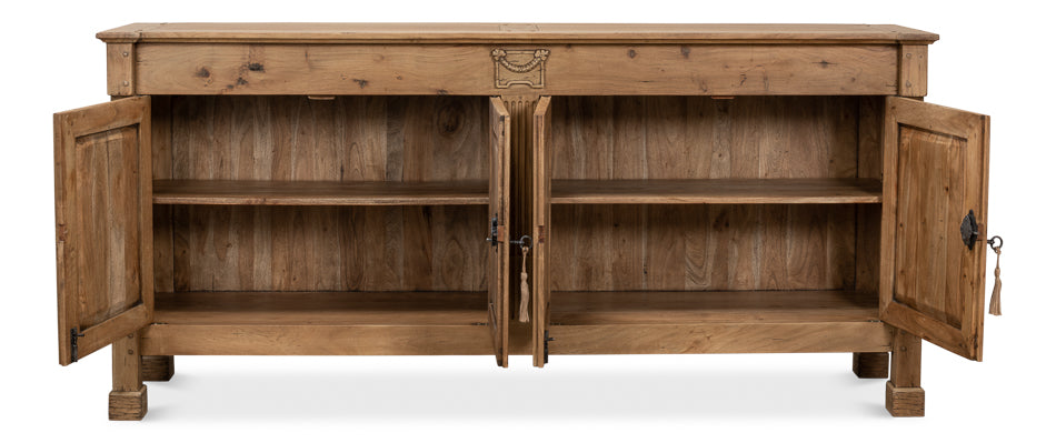 American Home Furniture | Sarreid - Caracole Credenza - Driftwood Finish