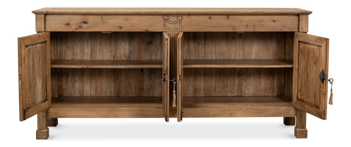 American Home Furniture | Sarreid - Caracole Credenza - Driftwood Finish