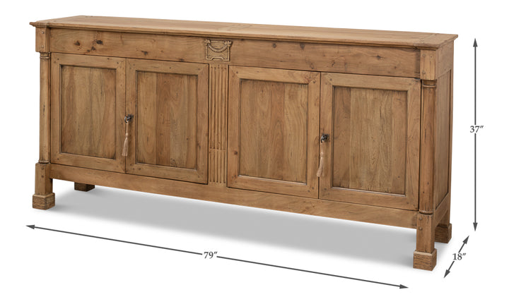 American Home Furniture | Sarreid - Caracole Credenza - Driftwood Finish