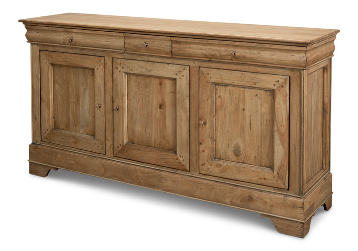 American Home Furniture | Sarreid - Cafe Au Lait Buffet - Driftwood Finish