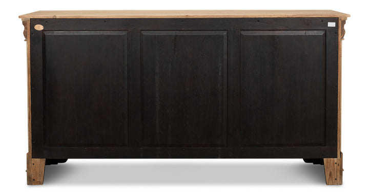 American Home Furniture | Sarreid - Cafe Au Lait Buffet - Driftwood Finish