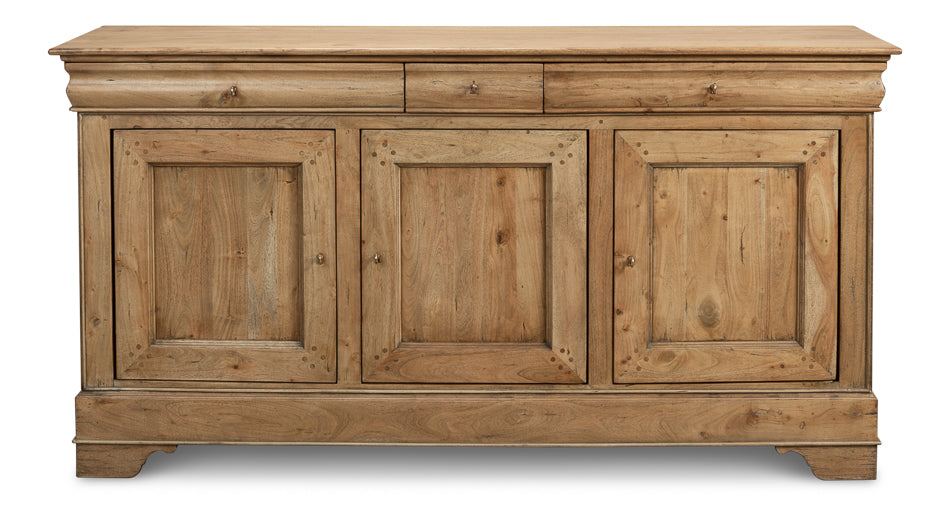 American Home Furniture | Sarreid - Cafe Au Lait Buffet - Driftwood Finish