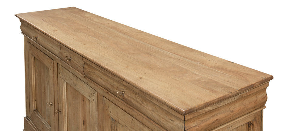 American Home Furniture | Sarreid - Cafe Au Lait Buffet - Driftwood Finish