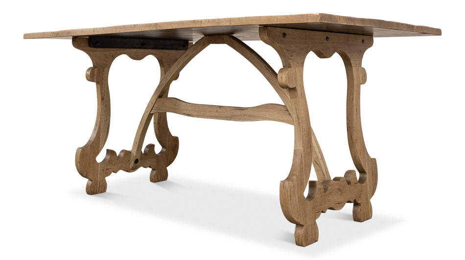 American Home Furniture | Sarreid - Calambac Dining Table - Driftwood Finish 