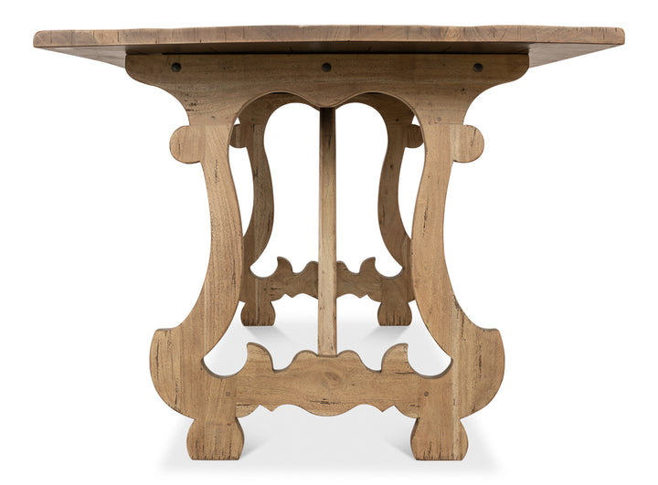 American Home Furniture | Sarreid - Calambac Dining Table - Driftwood Finish 