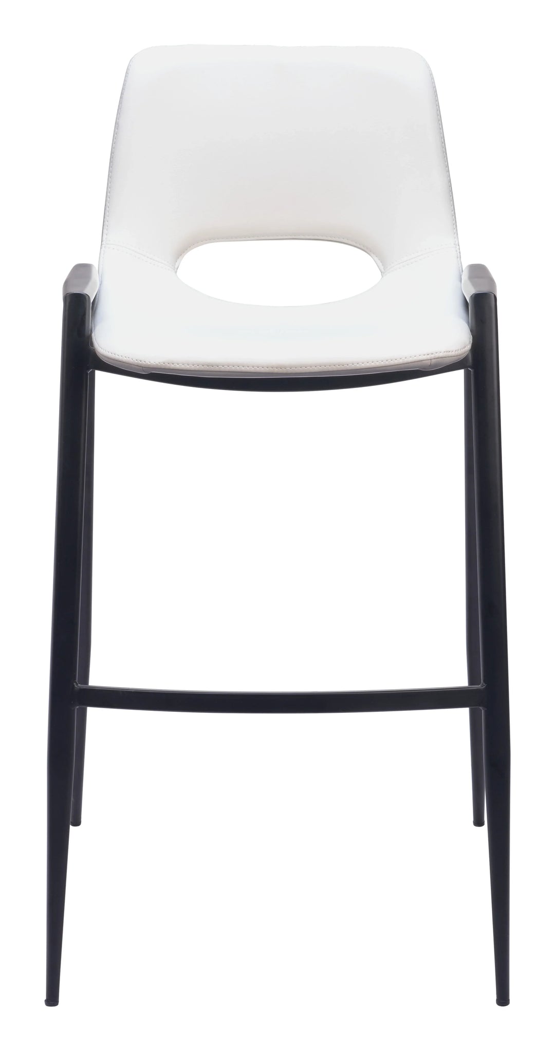 Desi Barstool (Set of 2) White - AmericanHomeFurniture