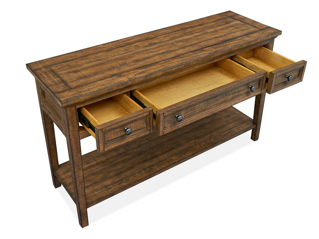Bay Creek Toasted Nutmeg Rectangular Sofa Table - T4398-73