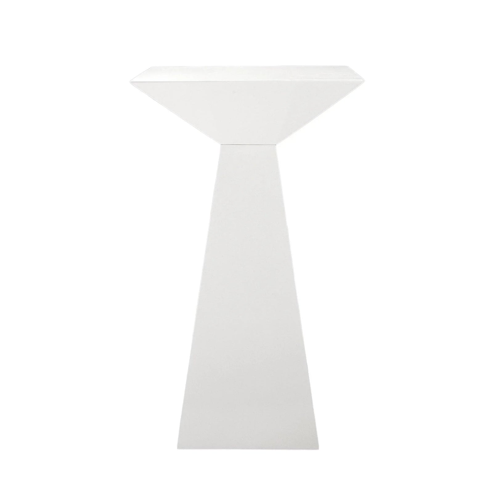 Euro Style Tad Bar Table in High Gloss White BAR + BAR CARTS