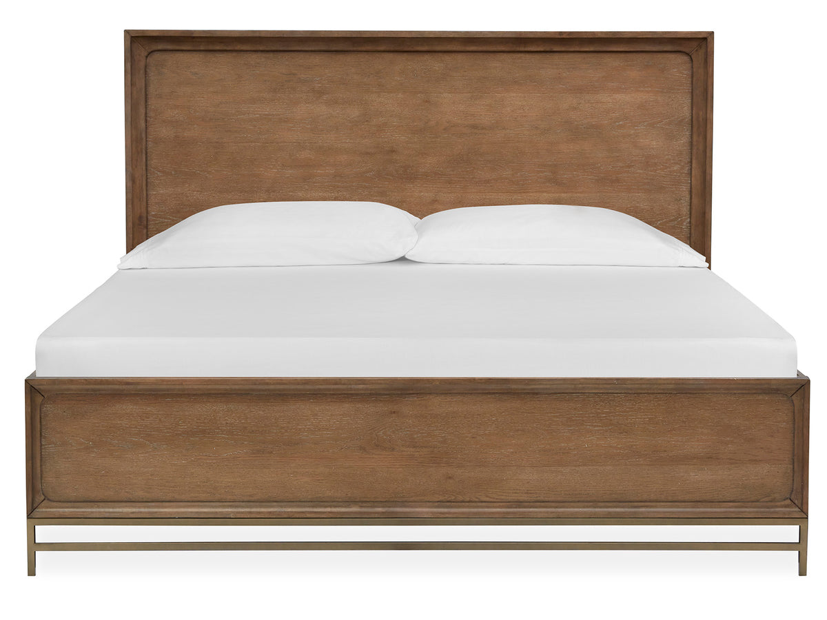 Lindon Belgian Wheat And Coffee Bean King Panel Bed - B5570-64