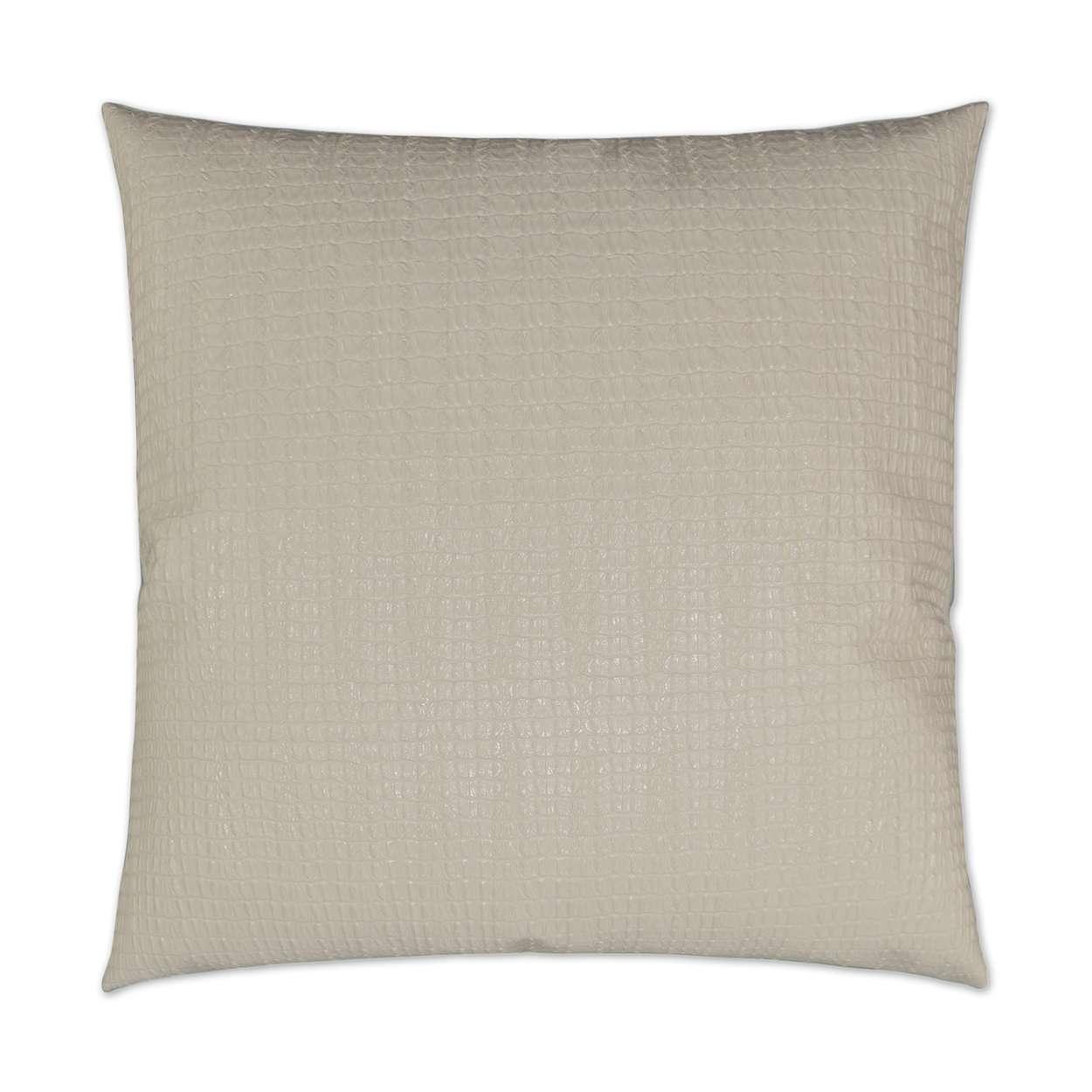 D.V. KAP Home - Saltwater Croc Pillow - 2823-I-2424 | American Home Furniture
