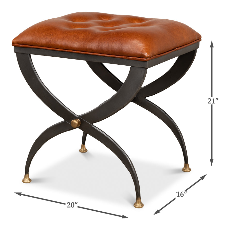 American Home Furniture | Sarreid - Mathsson Stool