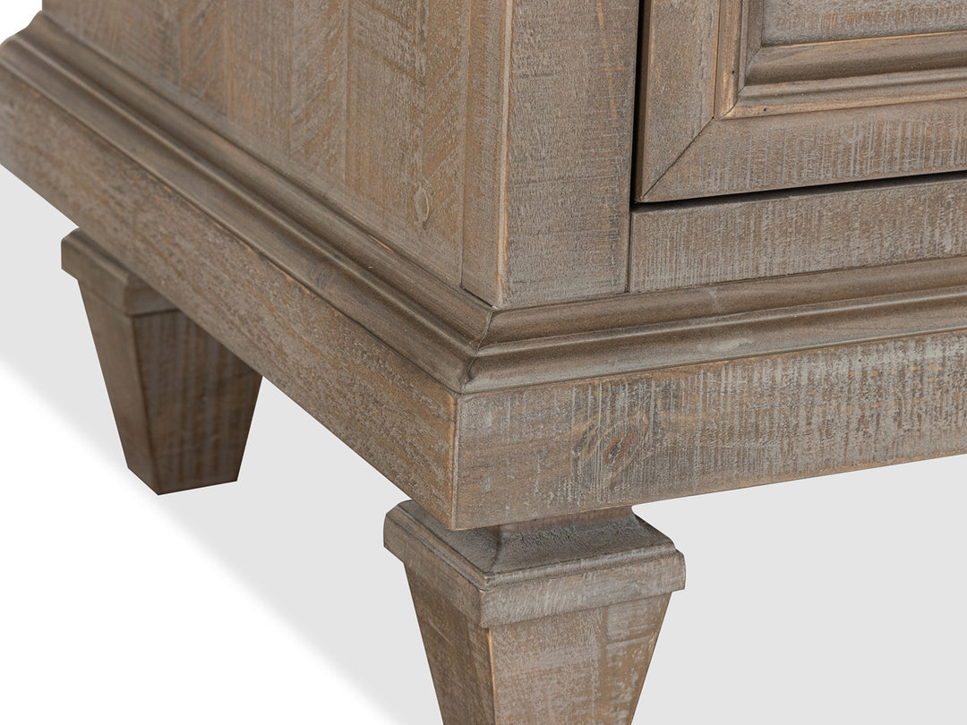 Lancaster Dovetail Grey Drawer Nightstand - B4352-01