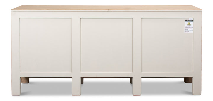 American Home Furniture | Sarreid - Gansu Sideboard - 6 Door - Pine