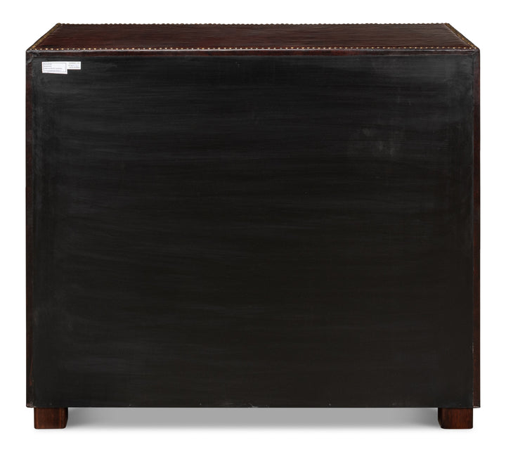 American Home Furniture | Sarreid - Studded Gentleman's Chest