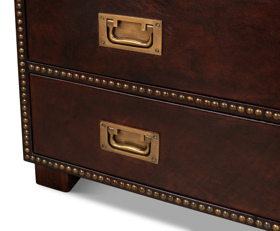 American Home Furniture | Sarreid - Studded Gentleman's Chest