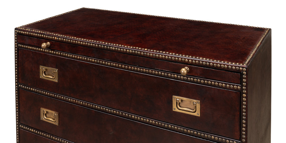 American Home Furniture | Sarreid - Studded Gentleman's Chest