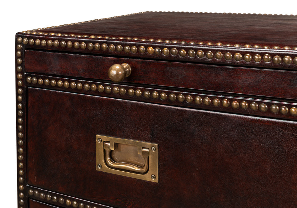 American Home Furniture | Sarreid - Studded Gentleman's Chest