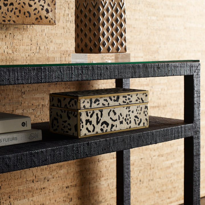 Leopard Print/Brass