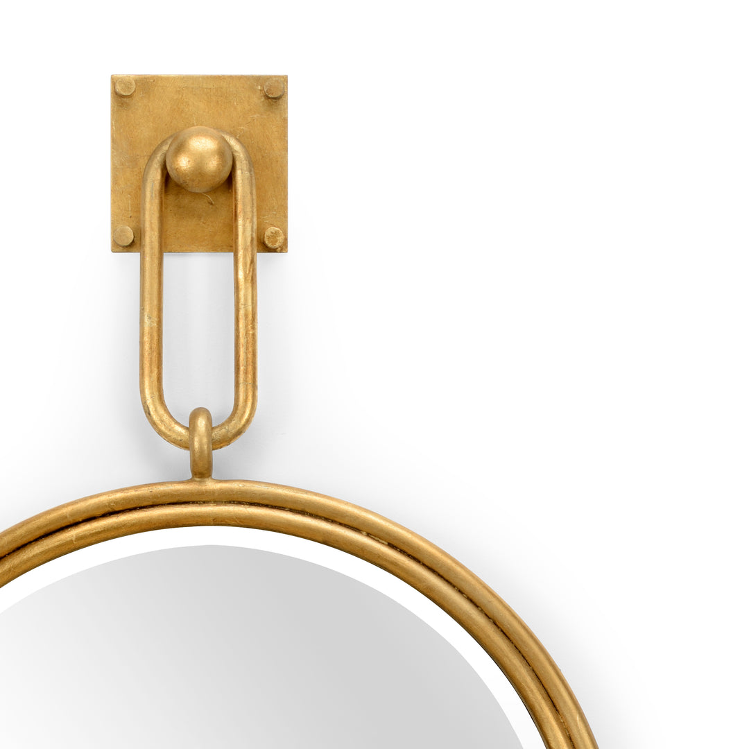 Antique Gold Leaf/Clear/Beveled