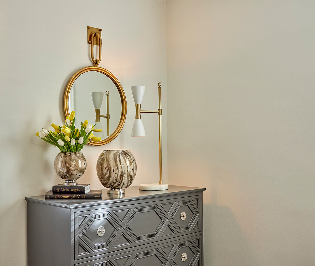 Antique Gold Leaf/Clear/Beveled