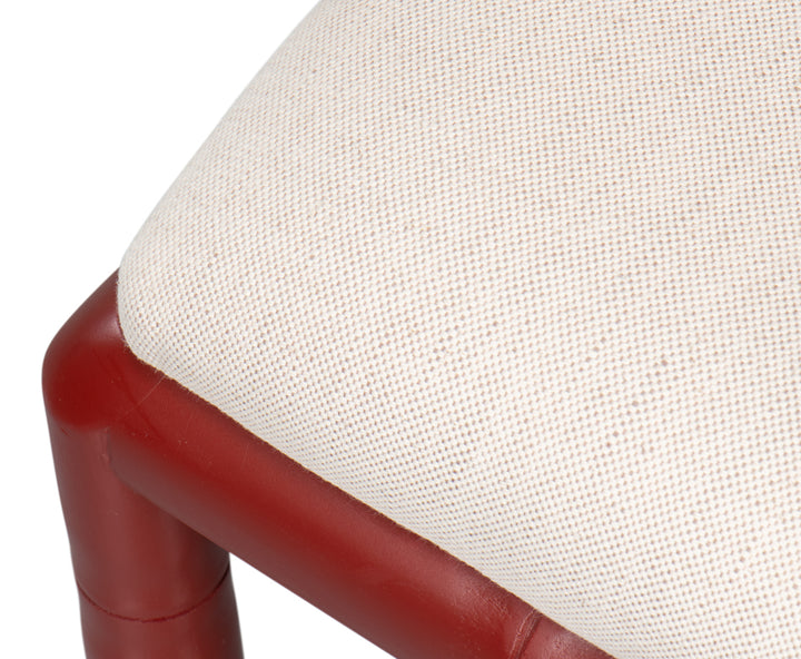 American Home Furniture | Sarreid - Brighton Bamboo Side Chair - Red - Set of 2