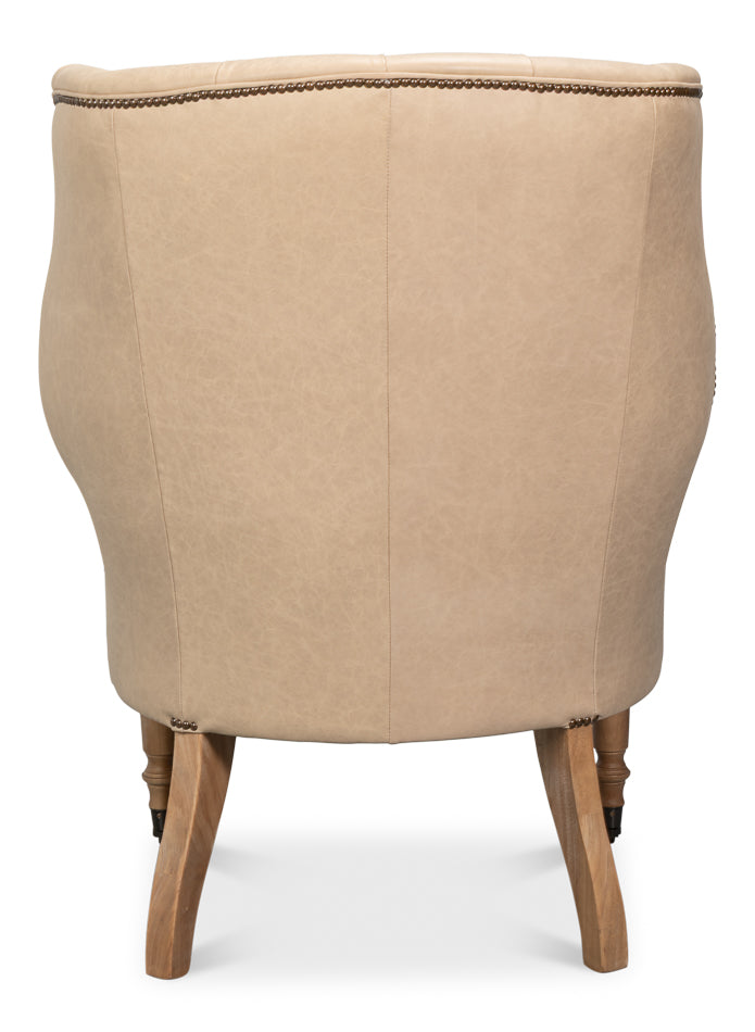 Welsh Cappuccino Leather Chair