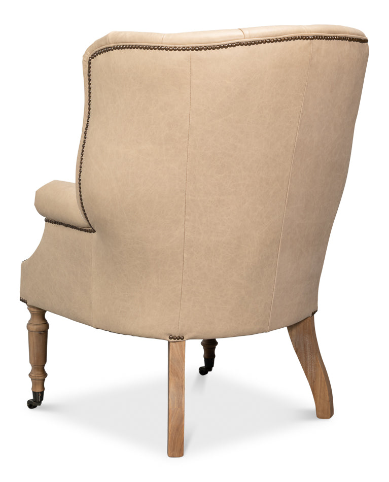 Welsh Cappuccino Leather Chair