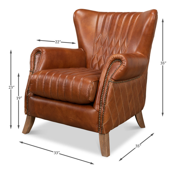 American Home Furniture | Sarreid - Bugatti Arm Chair