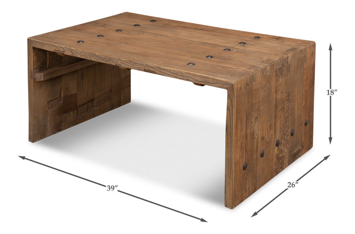 American Home Furniture | Sarreid - Antique Door Table
