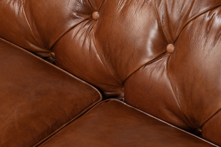 American Home Furniture | Sarreid - Castered Chesterfield Sofa