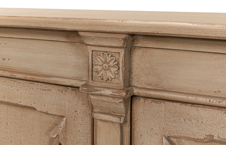 American Home Furniture | Sarreid - Marksman Sideboard - Dark Beige