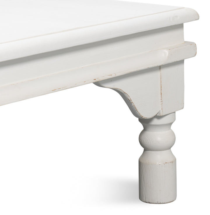 American Home Furniture | Sarreid - Kaffe Table - Antique White