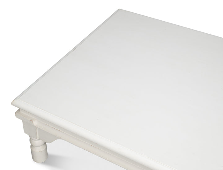 American Home Furniture | Sarreid - Kaffe Table - Antique White