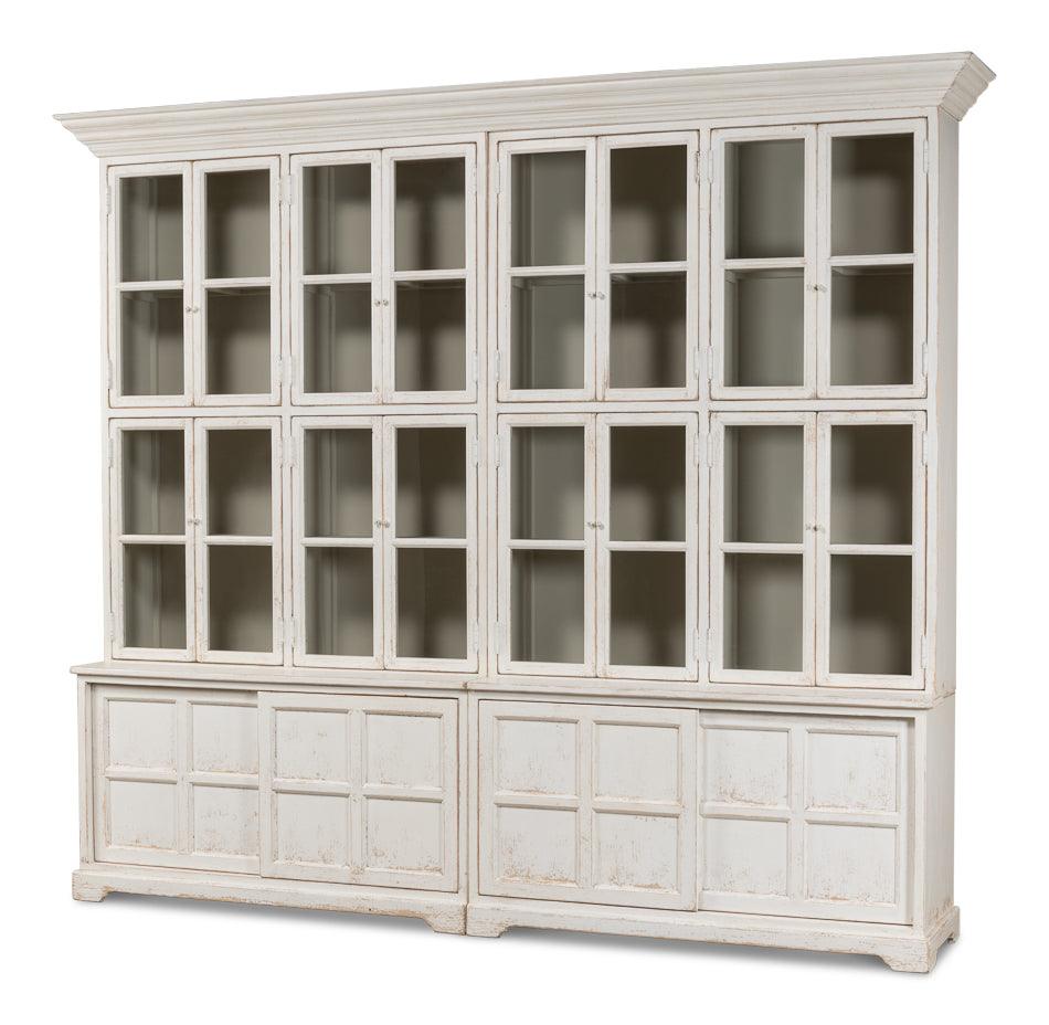 Sarreid Glass Front Bookcase BOOKCASES + SHELVES