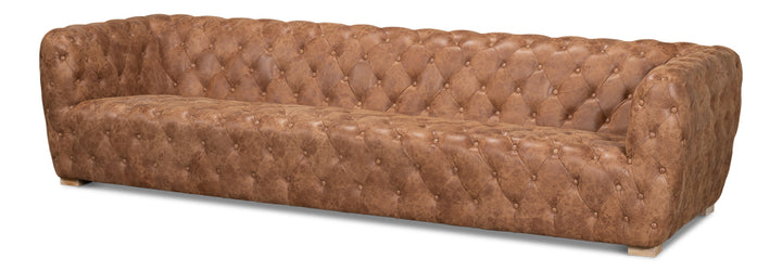 American Home Furniture | Sarreid - Long Stanley Sofa - Tan