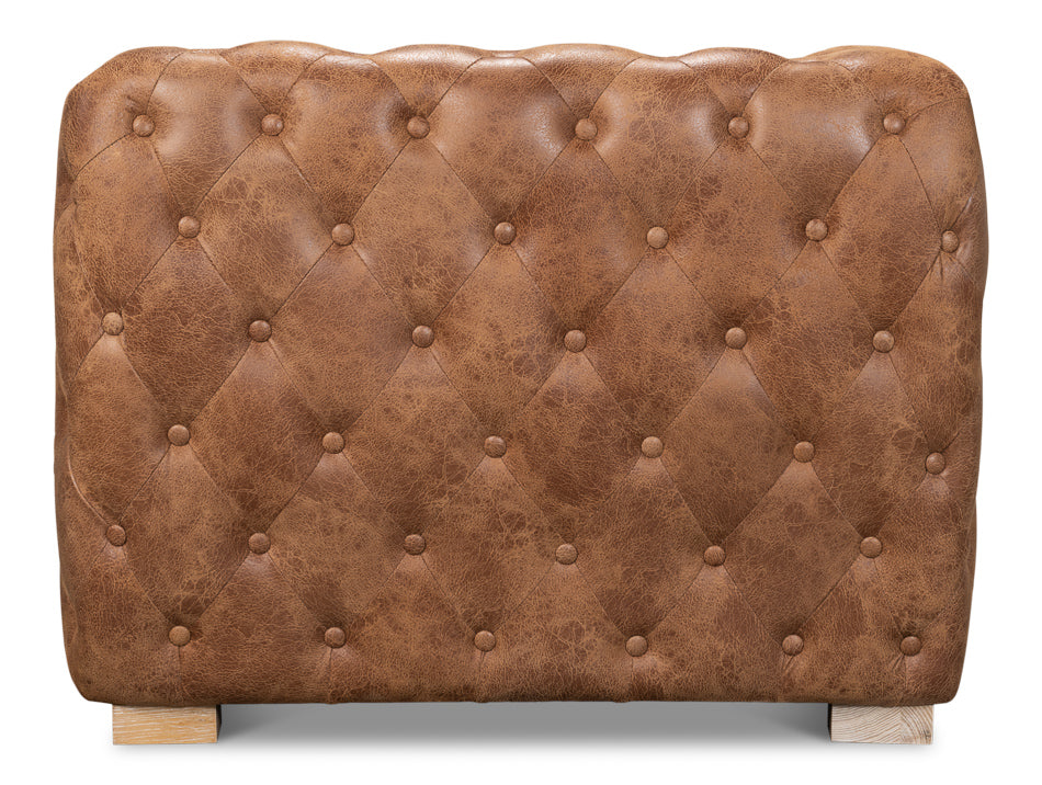 American Home Furniture | Sarreid - Long Stanley Sofa - Tan