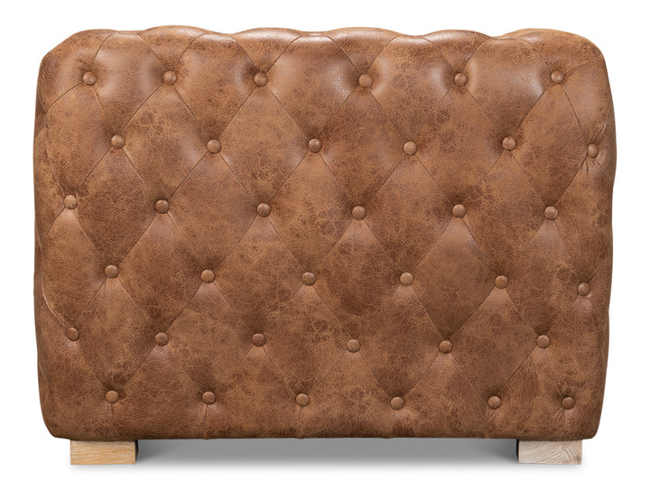 American Home Furniture | Sarreid - Long Stanley Sofa - Tan