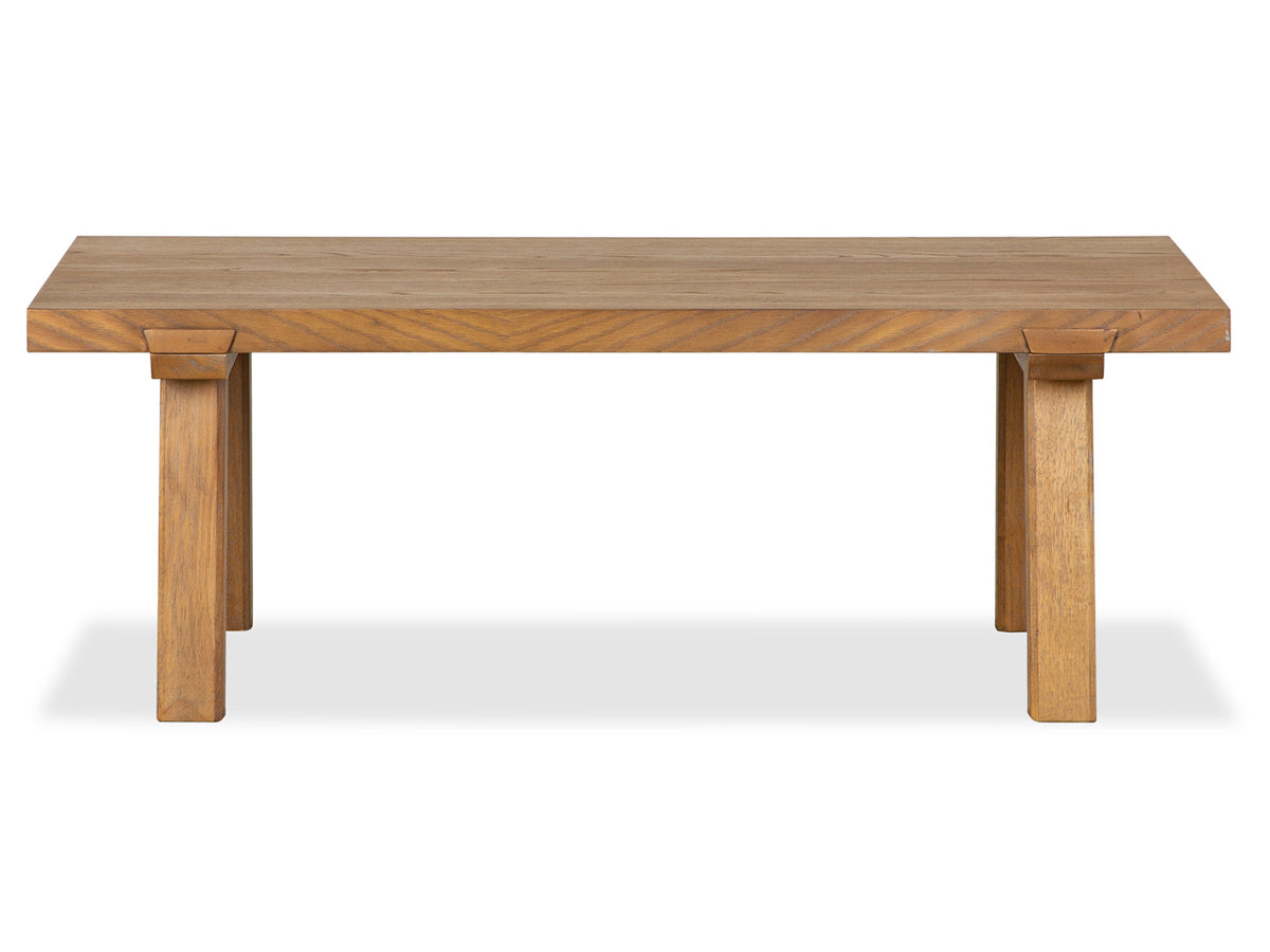 Lindon Belgian Wheat Rectangular Cocktail Table - T5570-43