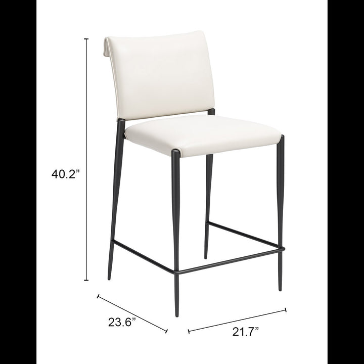 Freesia Counter Stool (Set of 2) White - 111227